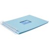 HNFD Álbum espiral BULDANA aqua 23x17 cm 40 páginas blancas