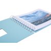 HNFD Álbum espiral BULDANA aqua 23x17 cm 40 páginas blancas