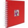 HNFD Álbum espiral BULDANA tomate 23x17 cm 40 páginas blancas
