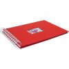 HNFD Álbum espiral BULDANA tomate 23x17 cm 40 páginas blancas