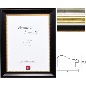Espejo de Pared Efecto Madera Perfil 95 30x40 cm a 50x70...