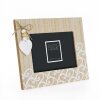 ZEP Marco de fotos de madera Luisa 10x15 cm en forma de cruz marrón