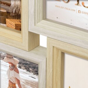 ZEP Marco de madera Zara nature 4 fotos 10x15 cm (32x32 cm)