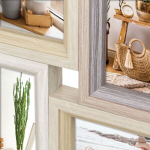 ZEP Marco de madera Zara nature 6 fotos 10x15 cm (47x32 cm)