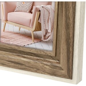 ZEP Marco de madera Termoli marrón 20x30 cm