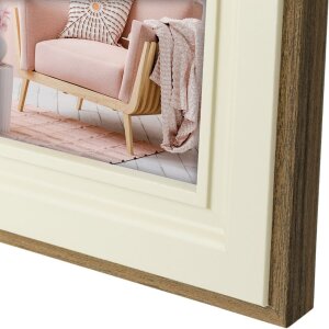 ZEP Marco de madera Termoli crema 10x15 cm