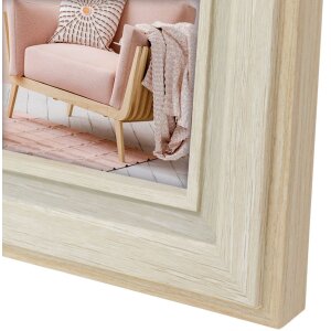 ZEP Marco de madera Termoli beige 20x25 cm