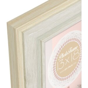 ZEP Marco de madera Termoli beige 20x25 cm