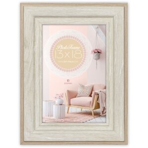 ZEP Marco de madera Termoli beige 30x40 cm