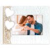 ZEP Marco de fotos de madera Dafne blanco 10x15 cm formato horizontal