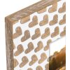 ZEP Marco de madera Lorena 13x18 cm marrón-blanco corazones