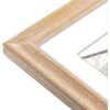 ZEP Marco de fotos de madera Fenis natural 15x20 cm con Passepartout 10x15 cm