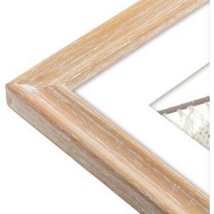 ZEP Marco de fotos de madera Fenis natural 20x30 cm con Passepartout 15x20 cm