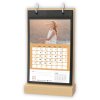 ZEP Calendario fotográfico de madera Leinster 12 fotos 10x15 cm formato vertical