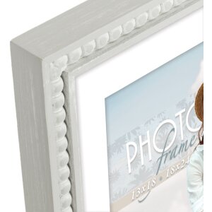 ZEP Marco de madera Coira blanco 15x20 cm con Passepartout 10x15 cm
