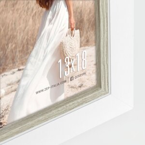 ZEP Marco de madera Sion 30x40 cm blanco