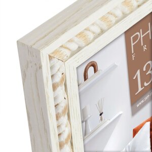 ZEP Marco de madera Lecce Blanco 10x15 cm