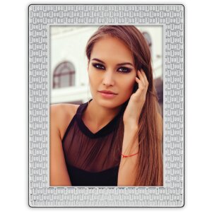 Marco metálico ZEP 22S35 plata brillo 10x15 cm