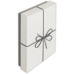 ZEP Caja de regalo Piacenza gris 22,3x27,4x4 cm (21x26x3,5 cm)