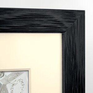 ZEP Marco de madera Regent negro 50x70 cm con Passepartout 40x60 cm