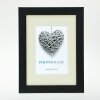 ZEP Marco de madera Regent negro 50x70 cm con Passepartout 40x60 cm