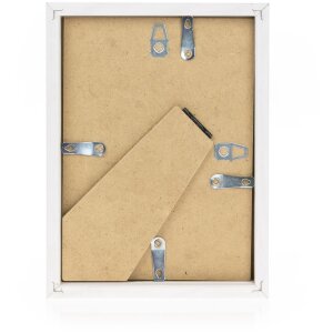 ZEP Marco de madera Malmo blanco 13x18 cm con Passepartout 9x13 cm