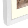 ZEP Marco de madera Malmo blanco 13x18 cm con Passepartout 9x13 cm