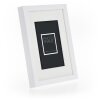ZEP Marco de madera Malmo blanco 13x18 cm con Passepartout 9x13 cm