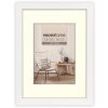 ZEP Marco de madera Malmo blanco 20x30 cm con Passepartout 15x20 cm