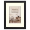ZEP Marco de madera Malmo negro 20x30 cm con Passepartout 15x20 cm