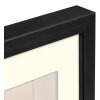 ZEP Marco de madera Malmo negro 20x30 cm con Passepartout 15x20 cm