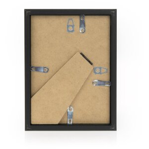 ZEP Marco de madera Malmo negro 50x70 cm con Passepartout 40x60 cm
