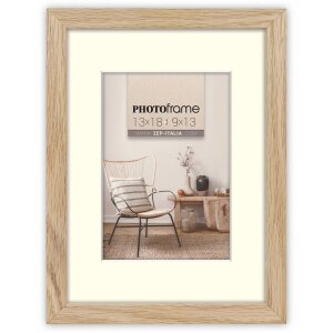 ZEP Marco de madera Malmo natural 30x40 cm con...