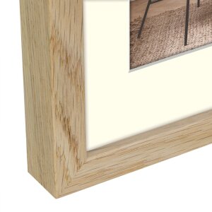 ZEP Marco de madera Malmo natural 30x40 cm con Passepartout 20x30 cm