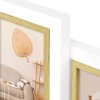 ZEP Marco de madera Ayas blanco 4 o 6 fotos 10x15 cm