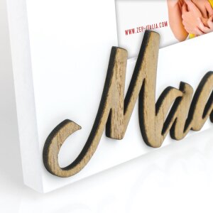 ZEP Marco de madera Madrina blanco 10x15 cm y 13x18 cm