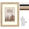 ZEP Marco de madera Malmo 13x18 cm a 50x70 cm con Passepartout