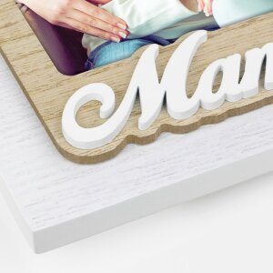 ZEP Marco de madera Sandra 10x15 cm y 13x18 cm Mama Italiana