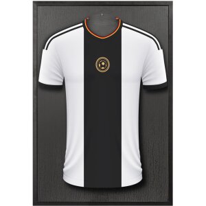 Walther Marco de madera Estocolmo 3D Jersey Marco negro 60x90 cm Arte Vidrio