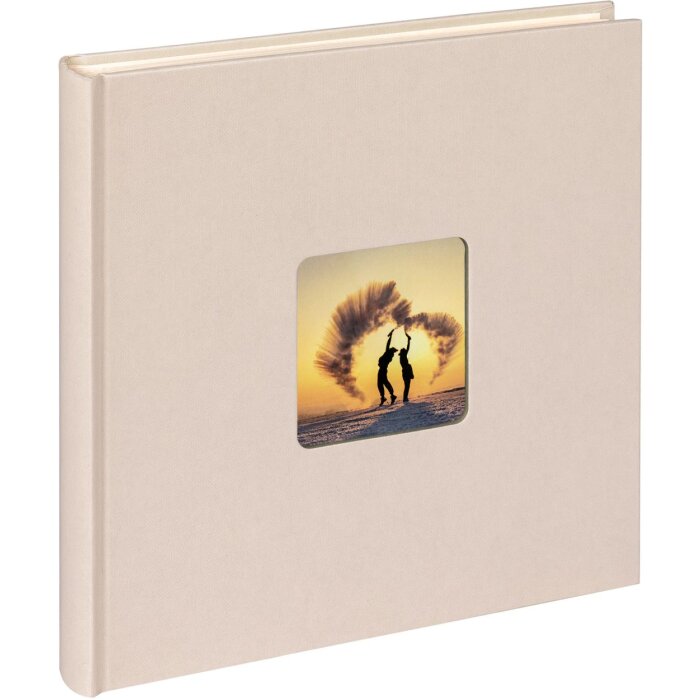 Walther Álbum de fotos Fun 26x25 cm gamuza 40 páginas blancas