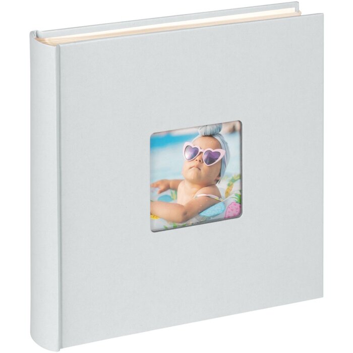 Walther Álbum Jumbo Fun azul claro 30x30 cm 100 páginas blancas