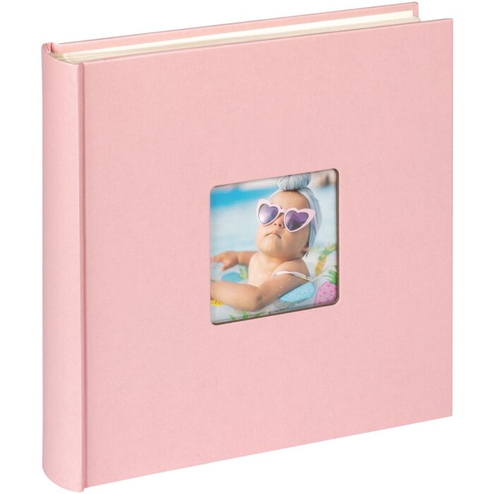 Walther Álbum Jumbo Fun rosa 30x30 cm 100 páginas blancas