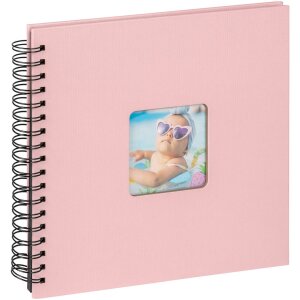 Walther Álbum espiral Fun rosa 26x25 cm 40...