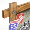 ZEP Decoración mural GALLUP 59x40x4 cm Motocicleta