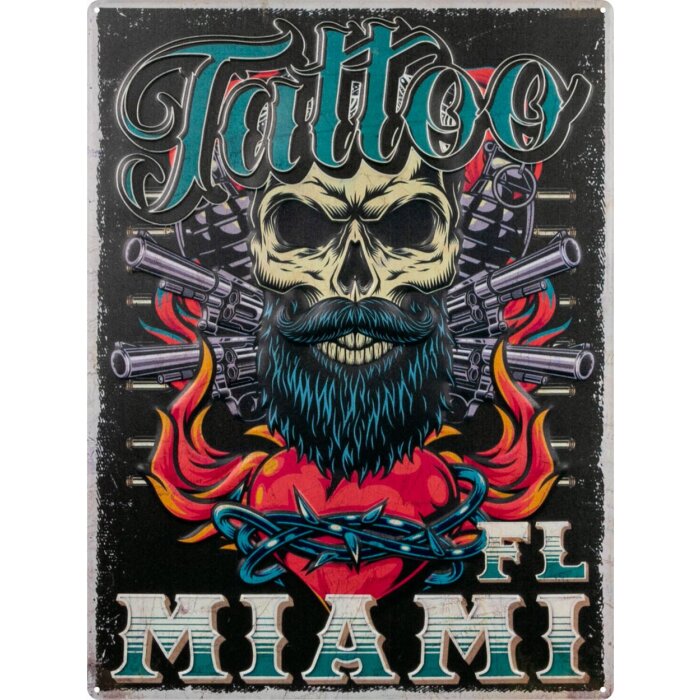 ZEP Estaño Signo TATTOO 47x35x0,5 cm Miami