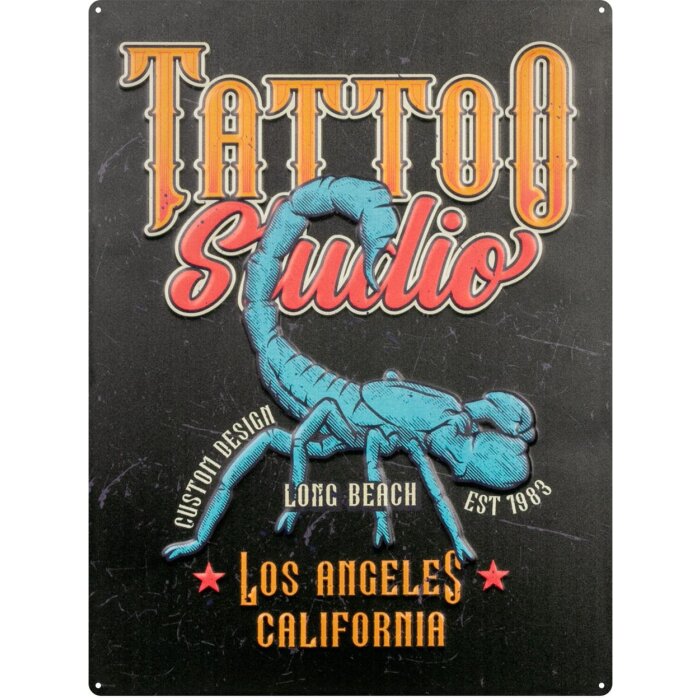 ZEP Estaño Signo TATTOO 47x35x0,5 cm Long Beach