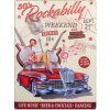 ZEP Cartel de hojalata ROCKABILLY 47x35x0,5 cm