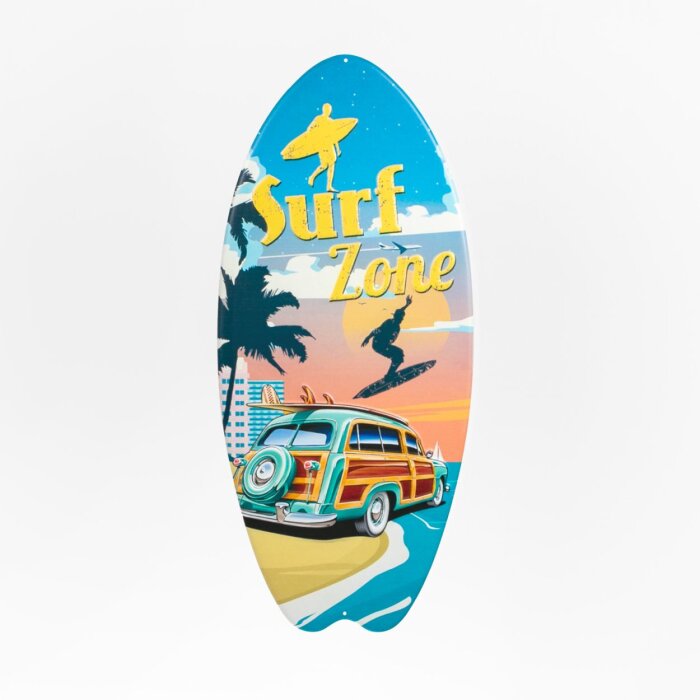 ZEP Signo de estaño SURF 52,5x23x0,3 cm Zona de surf