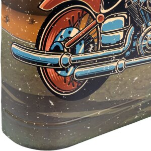 ZEP Decoración mural GASOLINE 8 botes de metal 45,5x34x5,5 cm
