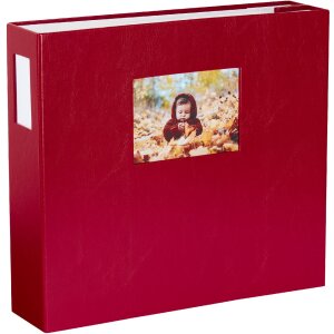 Álbum de fotos HNFD Lona lino rojo 1000 fotos...
